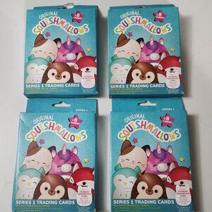 Squishmallows Series 1 Trading Cards 4 Boxes NEW SEALED Box Kelly Toy Parkside